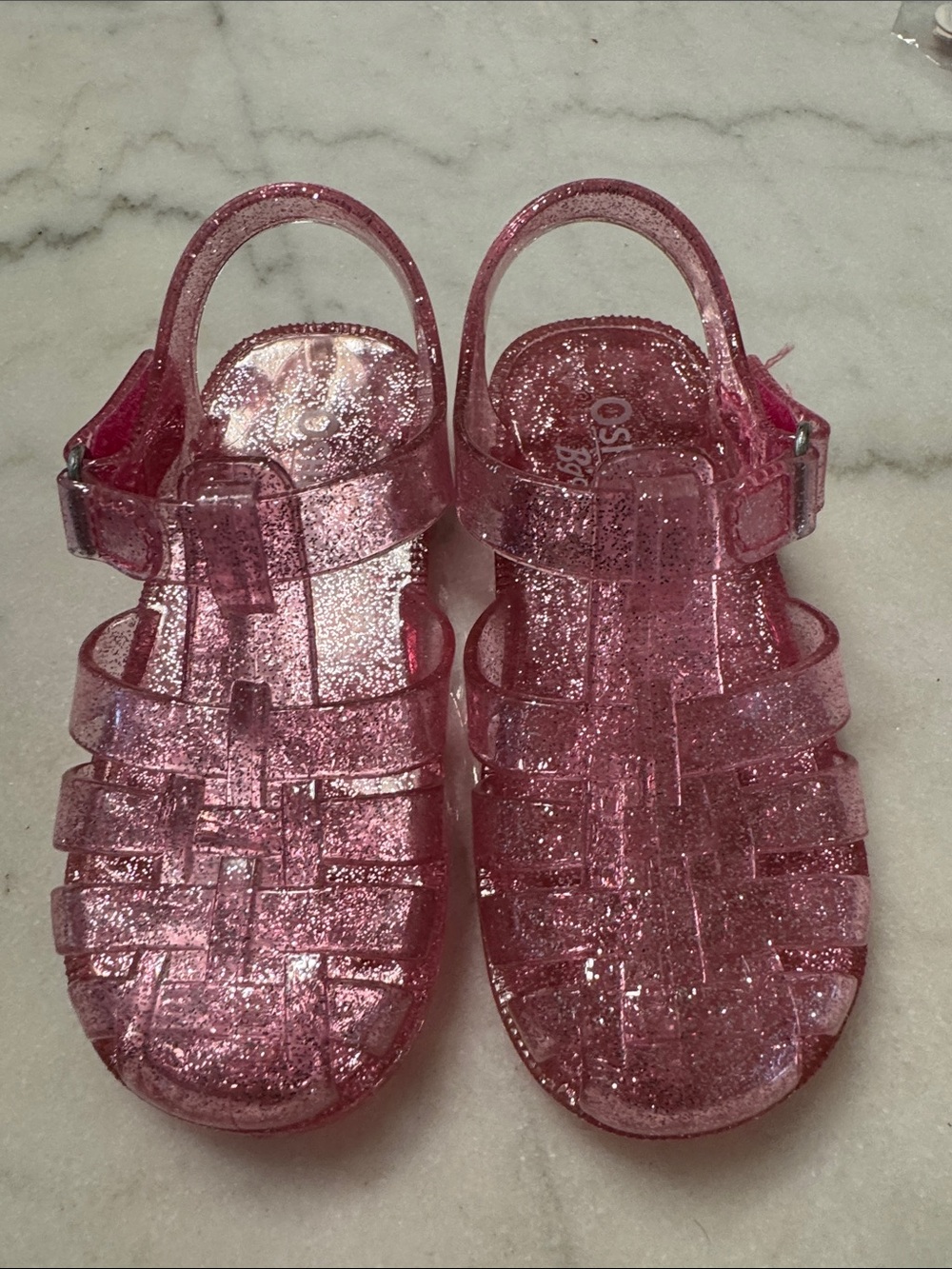 OshKosh B'gosh Sparkly Pink Jelly Sandals